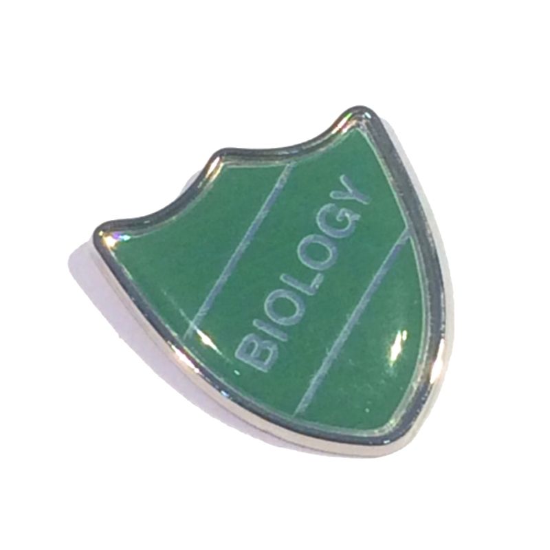 BIOLOGY shield badge